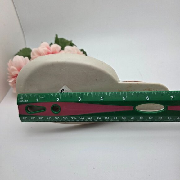 VTG Carved Giraffe Drinking Soap Stone Kenya Africa Hand Soap Dish Trinket Dish - Picture 9 of 9